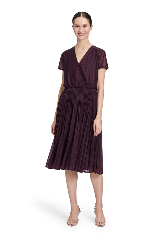 Vera Mont Women's Cocktail Dress, Purple/Purple, 12