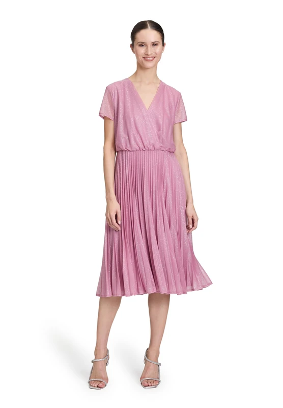 Vera Mont Women's Cocktail Dress, Rose/Silver, 18