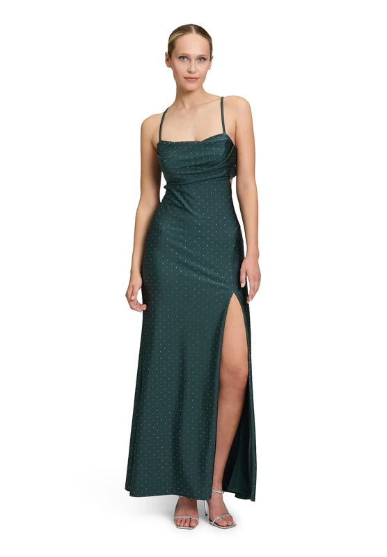 Vera Mont Women's Evening Dress, Dusty Slate, 16
