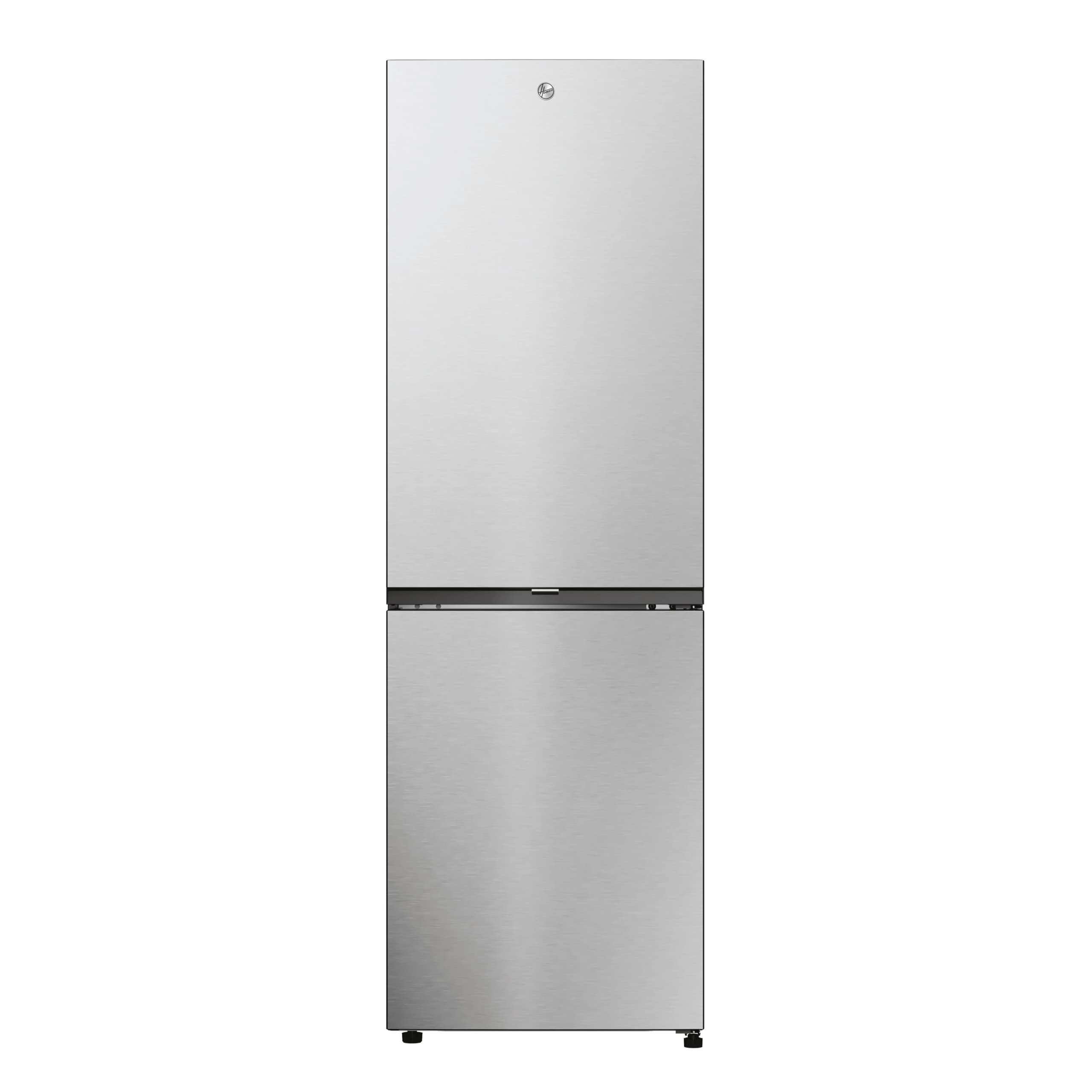 Hoover Free Standing Fridge Freezer, 2 Doors, No Frost, E Class, 355L Total Capacity, Silver 60x67x185cm - HONCQ2T618EXK