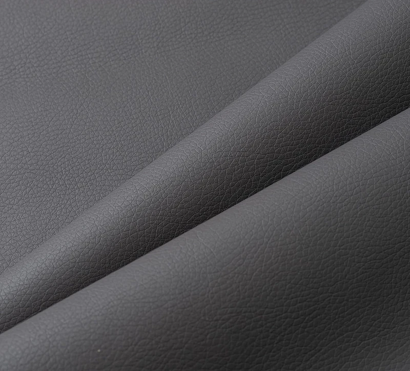 Leatherette Fabric for Upholstery 140 cm Wide. Soft Faux Leather for Furniture, Home, Accessories, Crafts, Crafts, Synthetic Leather, 100% Spain (Anthracite, 1 Metre)