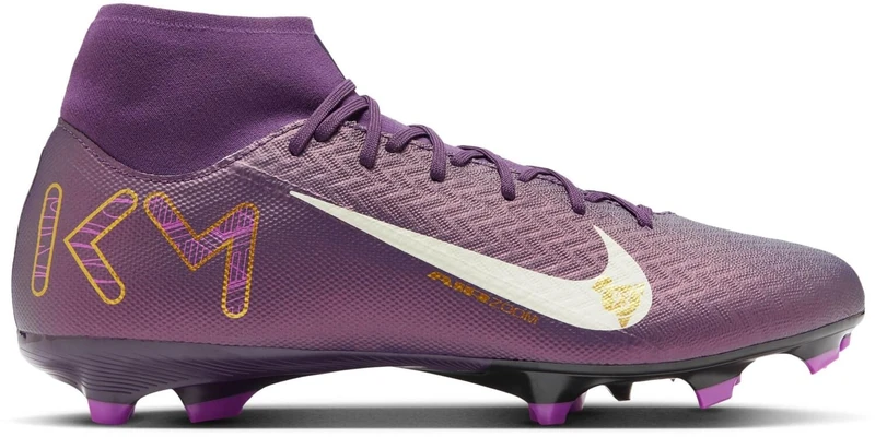Nike Men's ZM Superfly 10 ACAD KM FG/MG Football Shoes, Grand Purple/Pale Ivory, 8.5