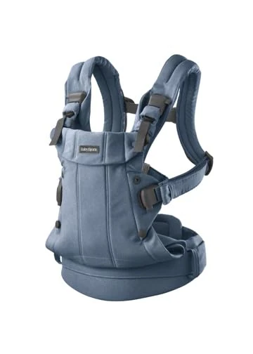 BabyBjörn Baby Carrier Harmony, Woven mélange, Blue