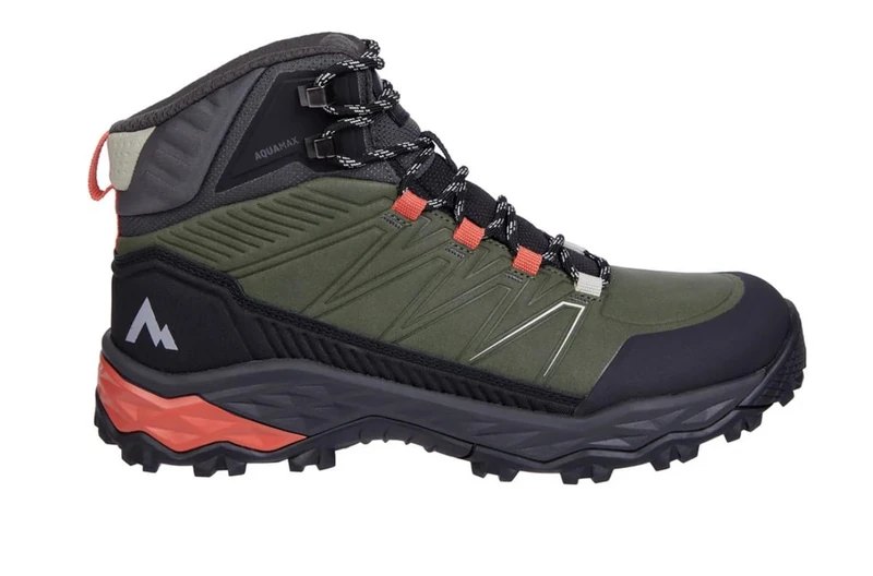 Mc Kinley Men's Tahsis Mid Aqx Hiking Boots, Olive Dark/Brown Smo, 8