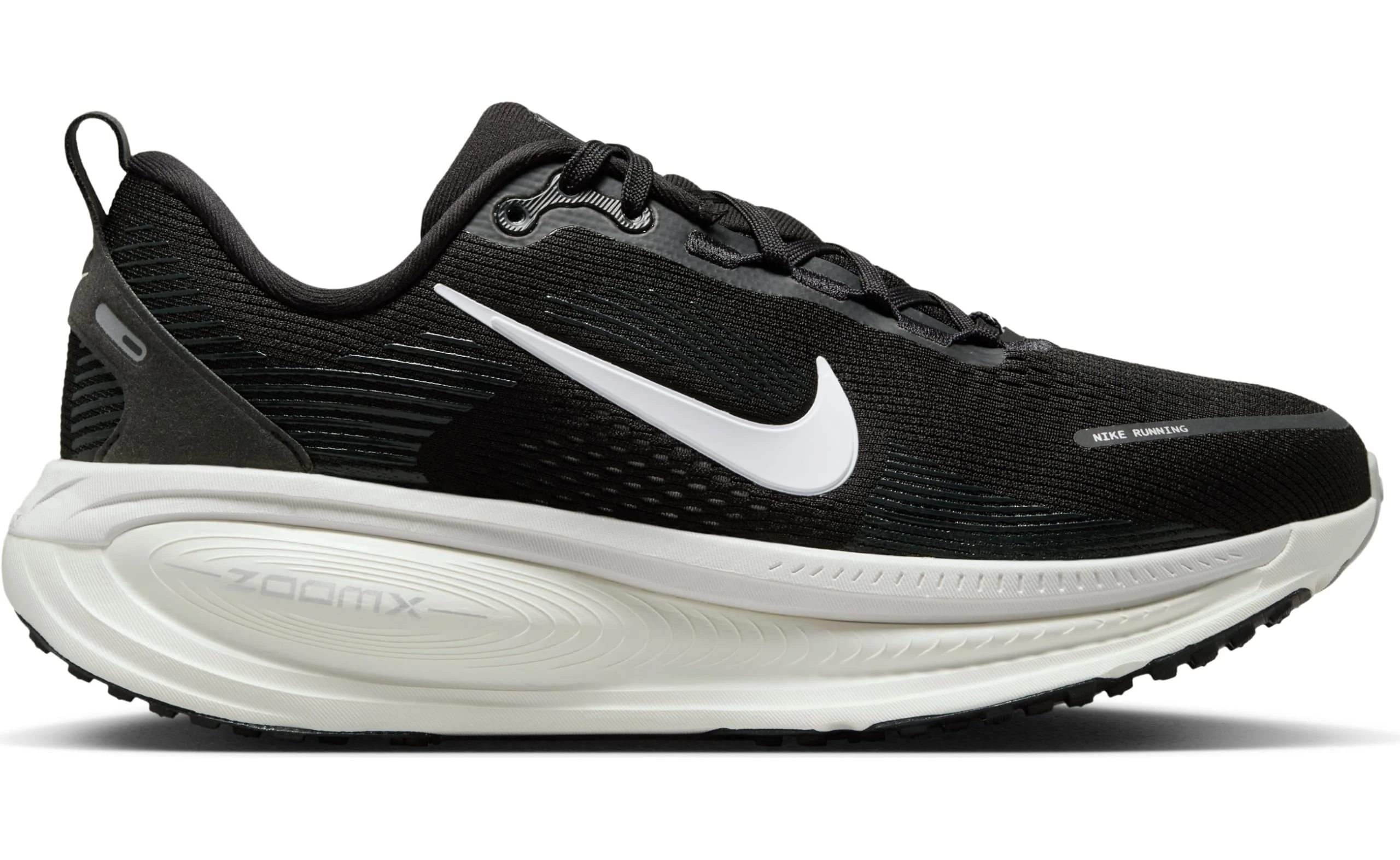 Nike Women's Vomero 18 Road Running Shoe, Black/Summit White/Coconut Mil, 5