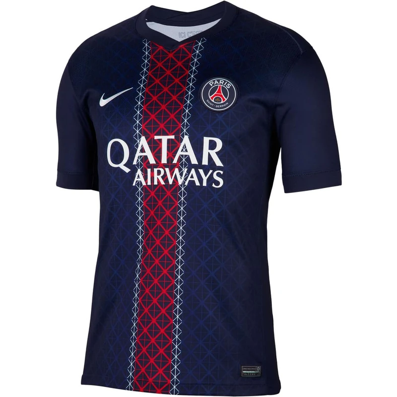 NIKE Mens Paris Saint-Germain Dri-FIT Jersey Season 2025/2026 Stadium Home, Midnight Navy/Midnight Navy/White, XXL