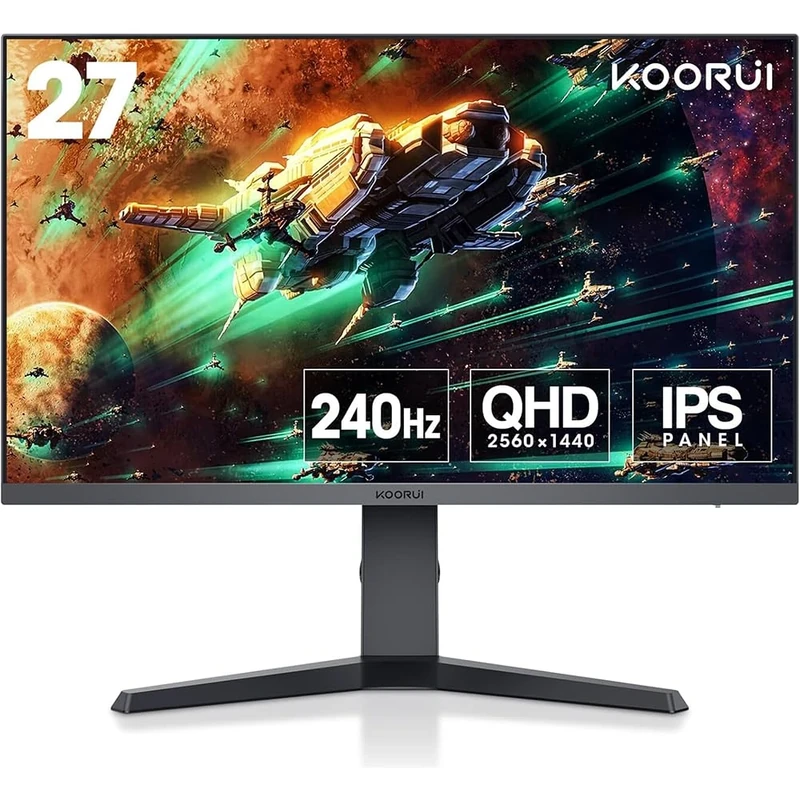 KOORUI 27E3QK 27" QHD 240Hz IPS Gaming Monitor - 2560x1440 LED
