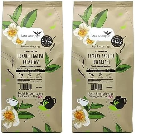 Tea People Luxury English Breakfast - 500g Small Catering Pack (Pack of 2)