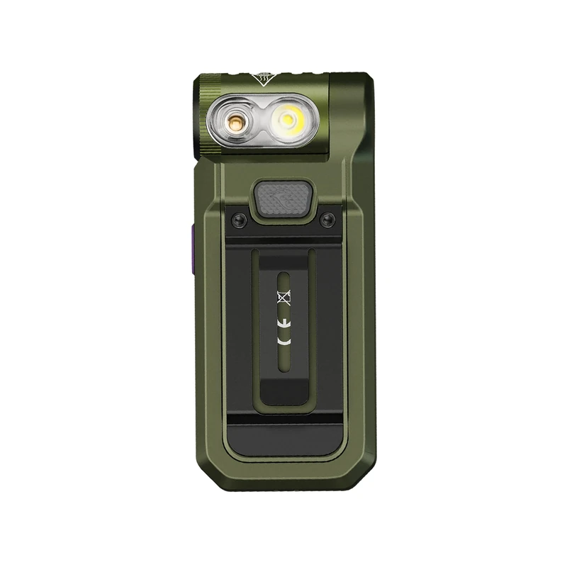 Fenix SW05R-UV, Green Body | White and UV LEDs | Rechargeable Inspection & Security Torch | 150 Lumen | 39m | 49 Hrs Max | 3 Level White Light | 1500mW UV Light | 200 Degree Rotating Head | IPX6