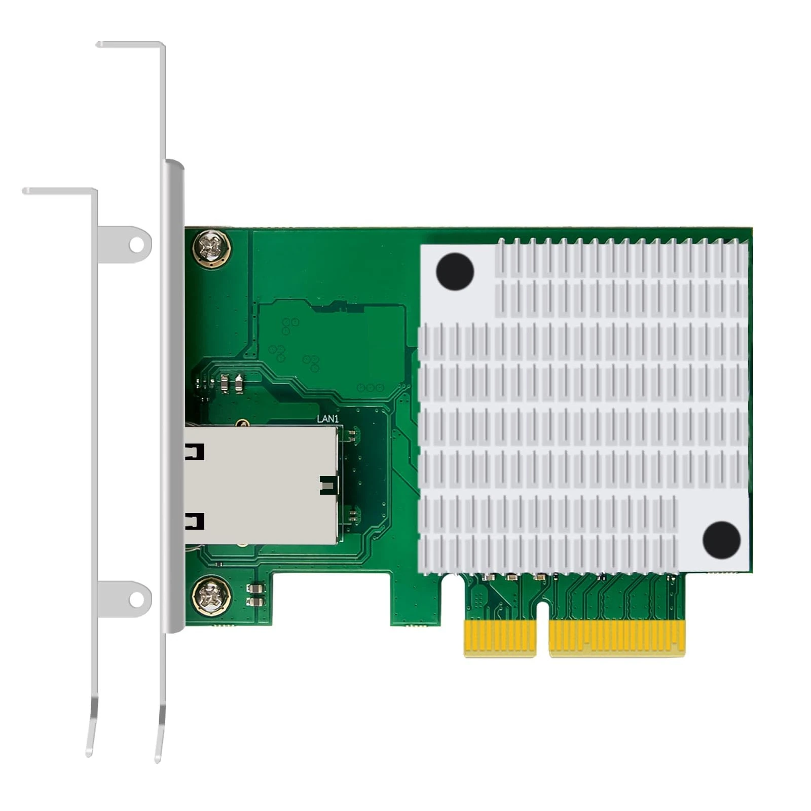 GLOTRENDS ST7443 10Gb RJ45 Ethernet Network Card with Marvell AQtion AQC113 Controller, PCIE 4.0 X1 Interface, Compatible with MAC OS/Windows/Linux/ESX