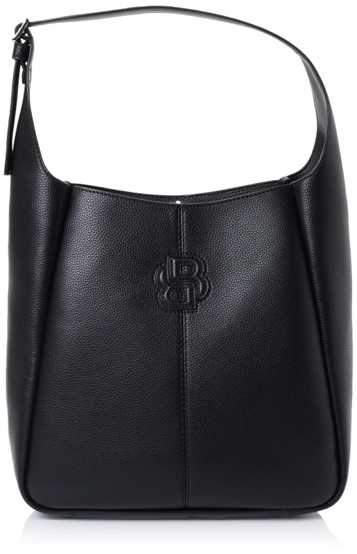 BOSS Women Anett Big Hobo Bag, Black, One Size