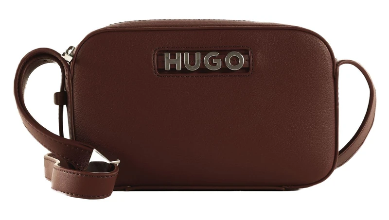 HUGO Women Mel 2.0 Crossb. Zip Crossbody Bag, Medium Red, One Size