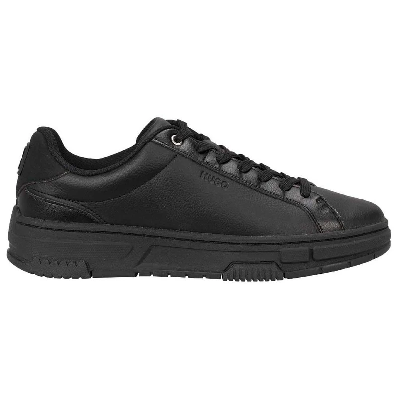 HUGO Men's Yarrow Tenn Pugr Tennis Trainers - Black, 6.5 UK