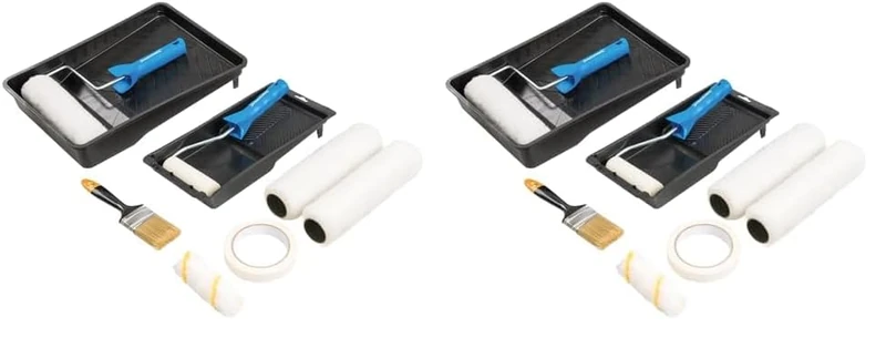 Silverline Decorators Roller & Brush Set 11pce (440198) (Pack of 2)