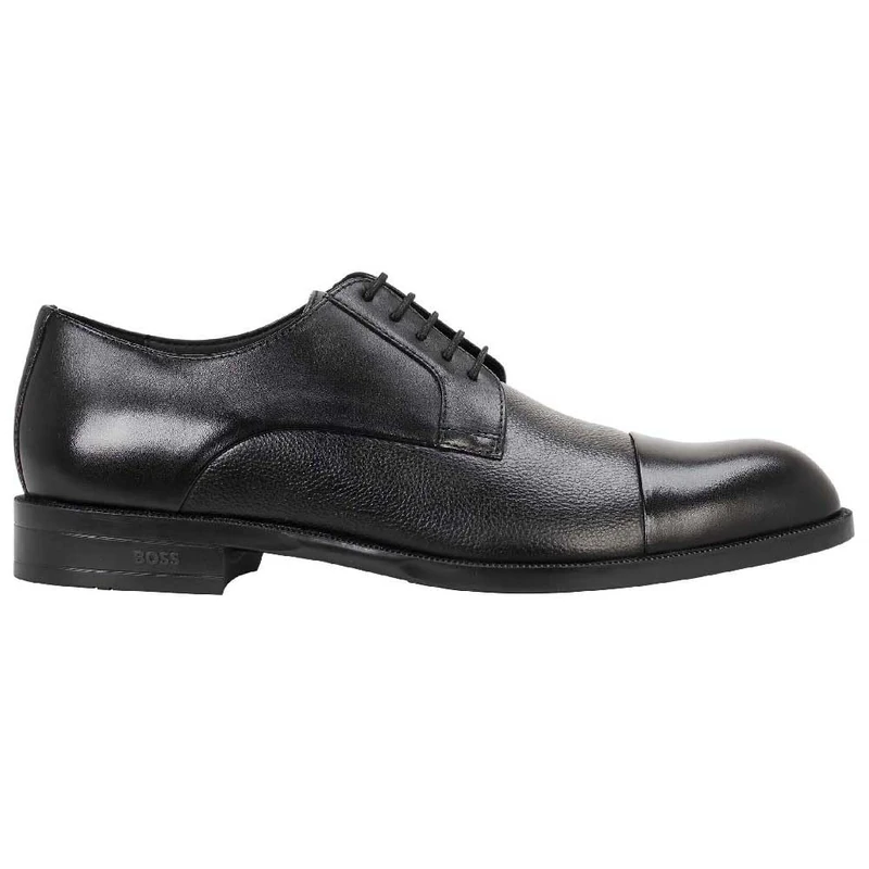 BOSS Men's Tayil_derb_tcbugr Derby Shoes, Black, 12 UK