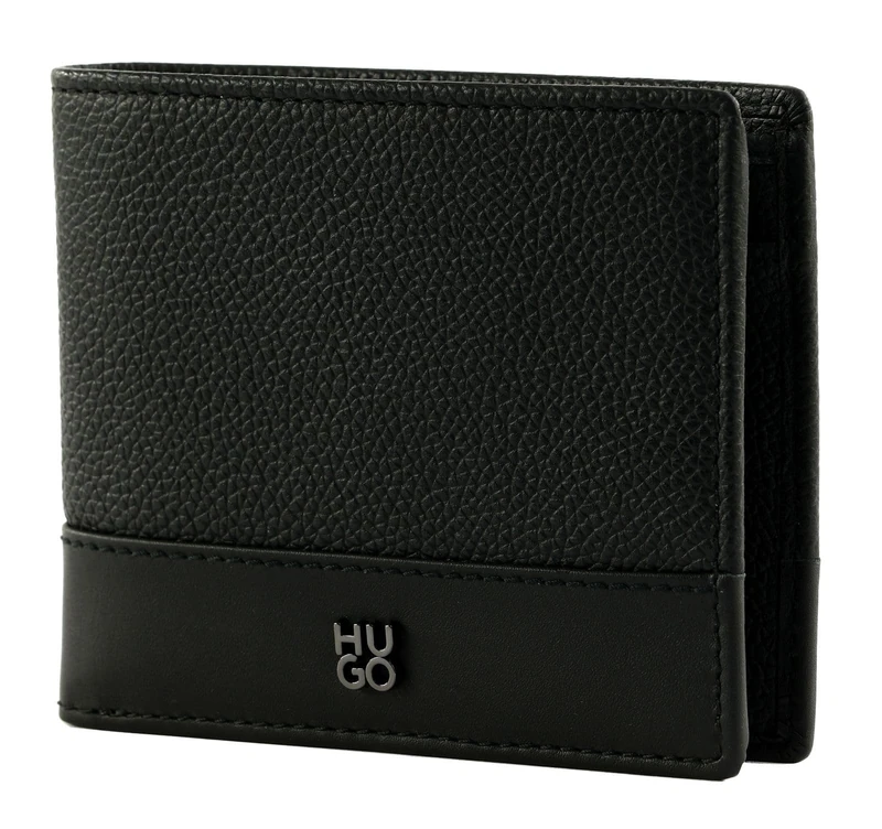 HUGO Quantic Trifold Wallet Black