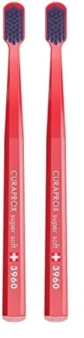 Curaprox CS 3960 Super Soft Toothbrush - Pack of 2 Assorted Colors