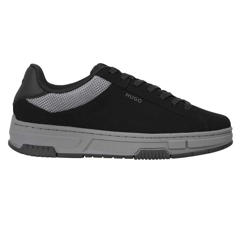 Hugo Men's Yarrow_Tenn_mfmepu Tennis Trainers, Black, 7 UK