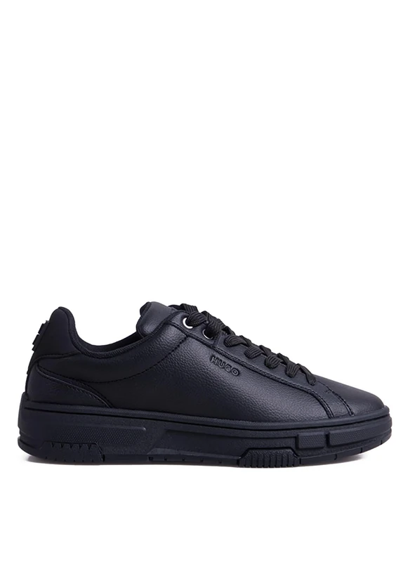 Hugo Men's Yarrow_Tenn_pugr Tennis Trainers, Black, 10.5 UK