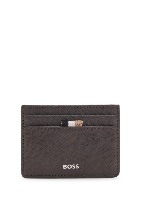 BOSS Men's Zair N. Card_Holder, Dunkelbraun, One Size