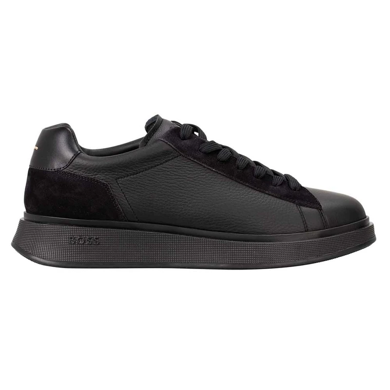 BOSS Men's Bulton_Runn_sdgrlt Trainers, Black, 47 EU