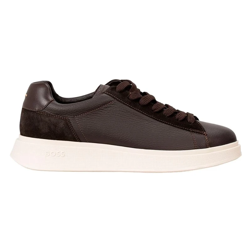 BOSS Men's Bulton_Runn_sdgrlt Trainers, Dark Brown, 13 UK