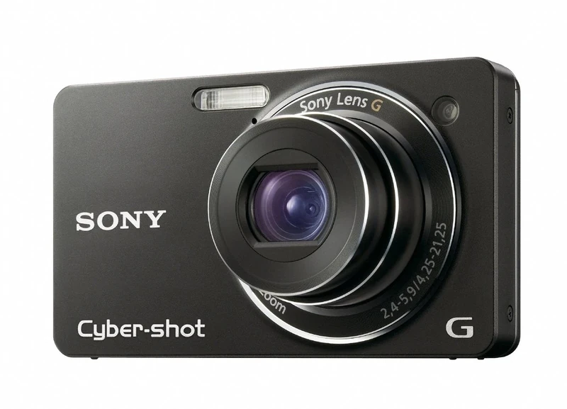Sony Cyber-shot WX1 Compact Digital Camera - 10.2 MP, 3648 x 2736 Pixels, CMOS, 5x, HD, Black (Renewed)