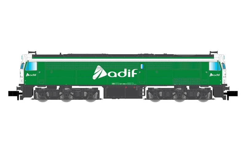 Arnold HN2633S ADIF, diesel locomotive 321, green-white livery, epVI with DCC sound decoder Diesel Locomotive