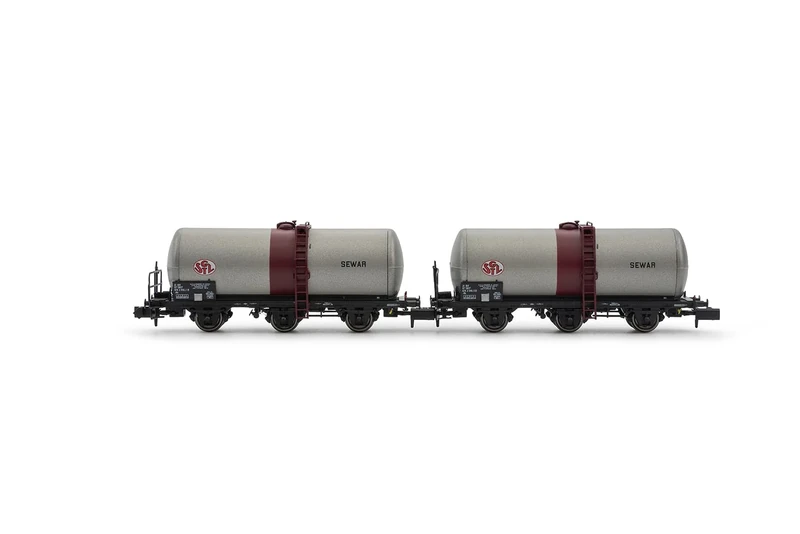 Arnold HN6675 SNCF, 2-unit set 3-axle wine tank wagons, SGTL SEWAR, epIV Freight Wagons