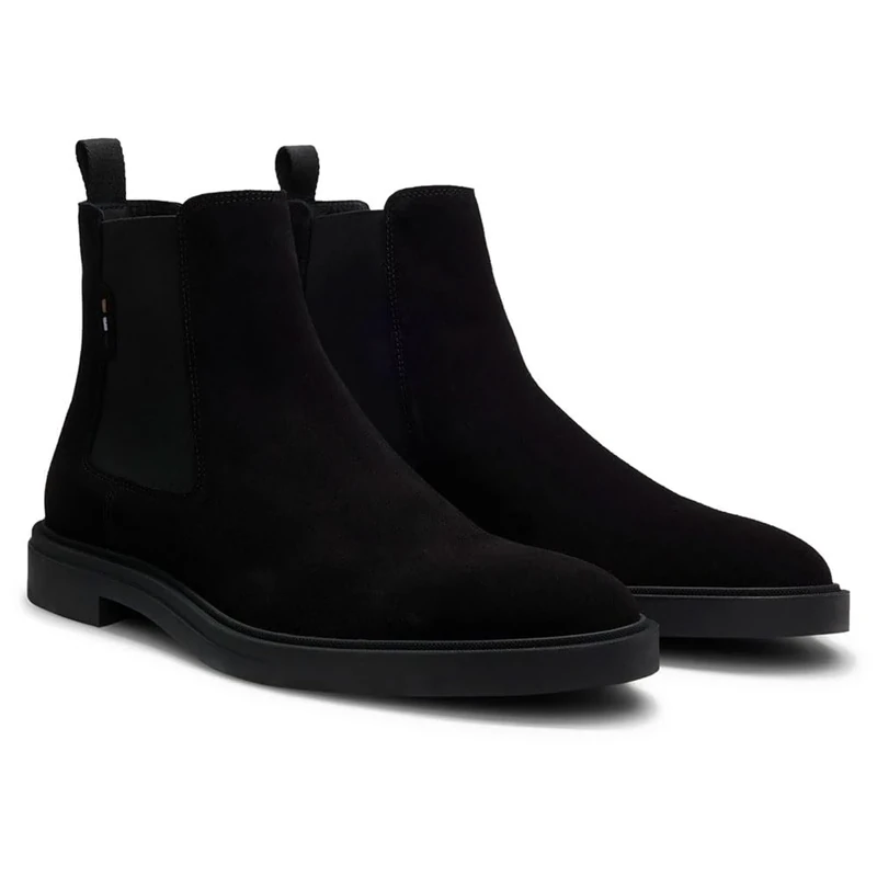 BOSS Men's Calev_cheb_sdfb Chelsea Boots, Black, 7 UK