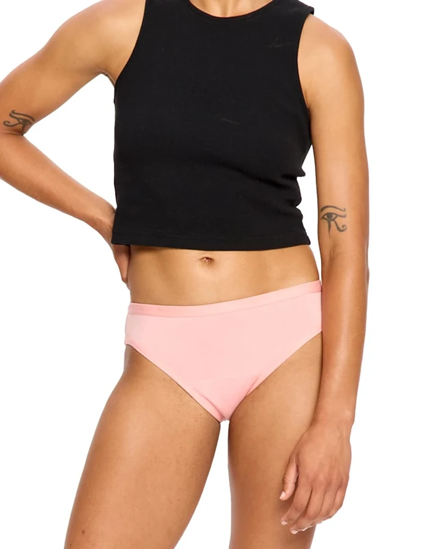 Modibodi Period underwear -Bikini pants- Moderate flow 30ml Prickly Pink 16/XL