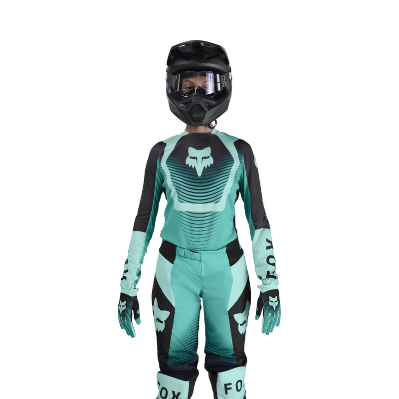 Fox Racing Women's 180 Motocross Dirt Bike Jersey, Spearmint Collect, Medium - Image 1