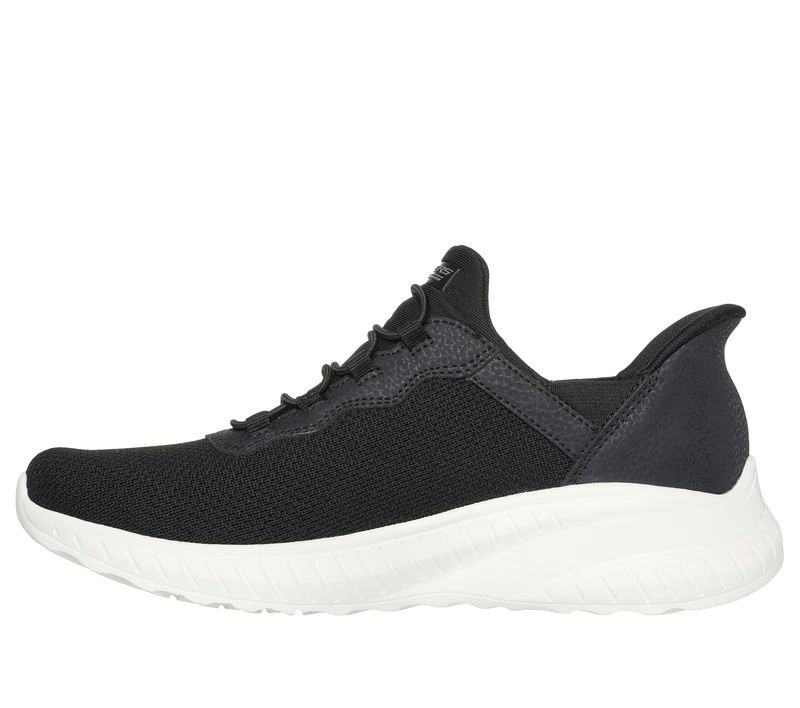 Skechers Women's Hands Free Slip-ins Bobs Squad Chaos-Daily Inspiration Sneaker, Black White, 9 UK