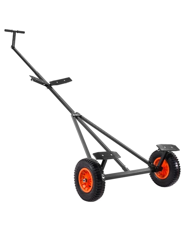 VEVOR Boat Trailer Dolly, 420lbs Load Capacity, Carbon Steel Trailer Mover with Adjustable Length, 15.7 in Pneumatic Tires and Nonslip Support Bracket, for Moving Kayak Motorboat Fishing Boat
