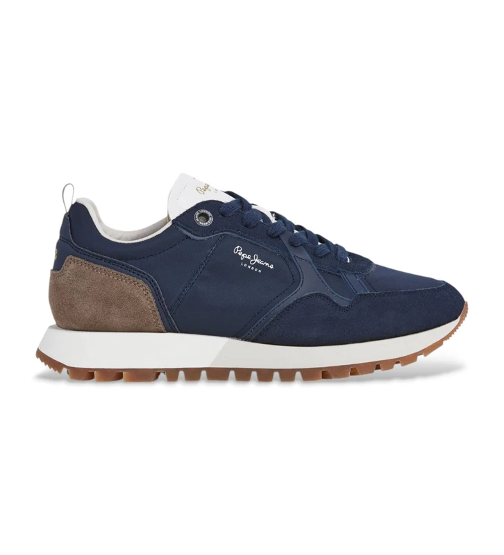 Pepe Jeans Men's ARI Club M Sneak, Blue (Navy), 9 UK