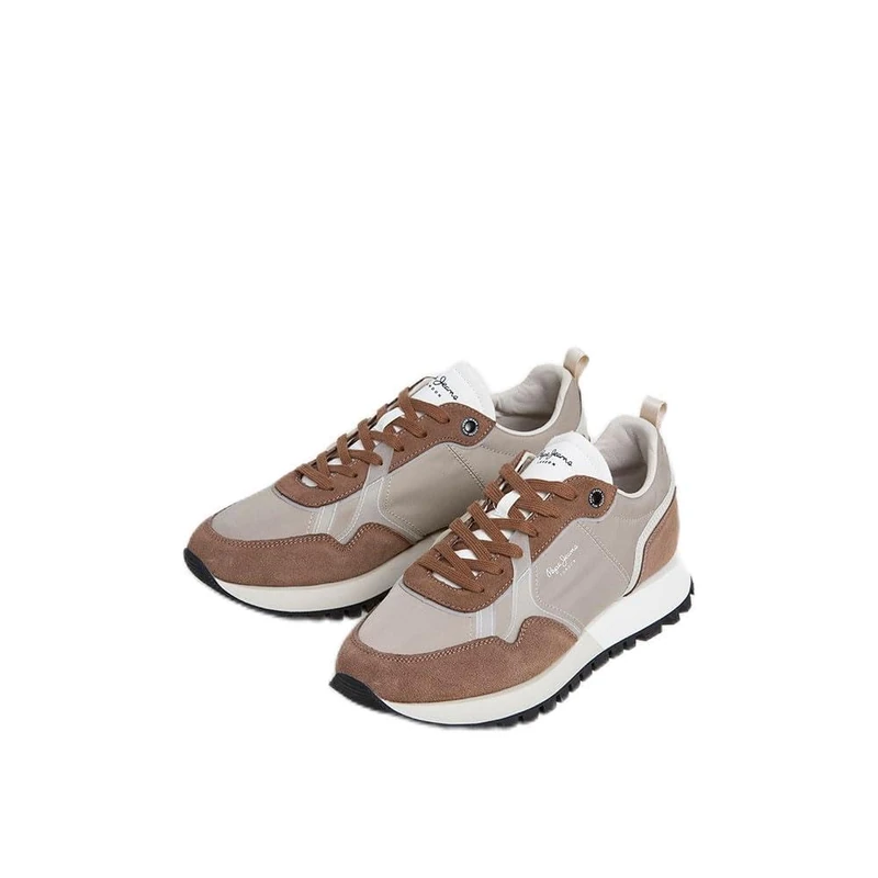 Pepe Jeans Men's ARI Soft M Sneak, Brown Taupe Beige, 10.5 UK - Image 1