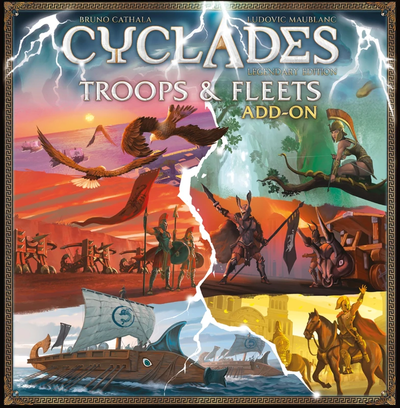 Cyclades: Troops & Fleets - 110 Plastic Figures to Enhance Your Legendary Edition Cyclades Games - Image 1