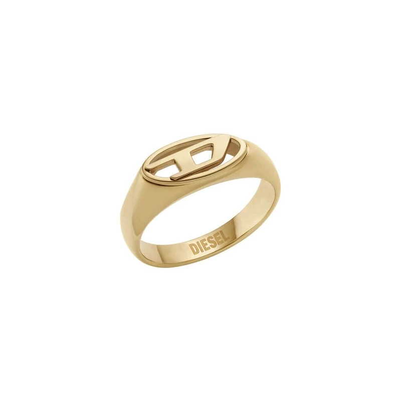 Diesel Men's Stainless Steel Signet Rings