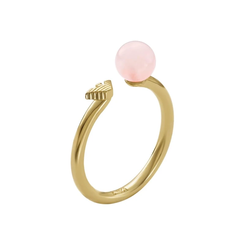 Emporio Armani Women's Gold-Tone Brass Ring, EGS32027105.5