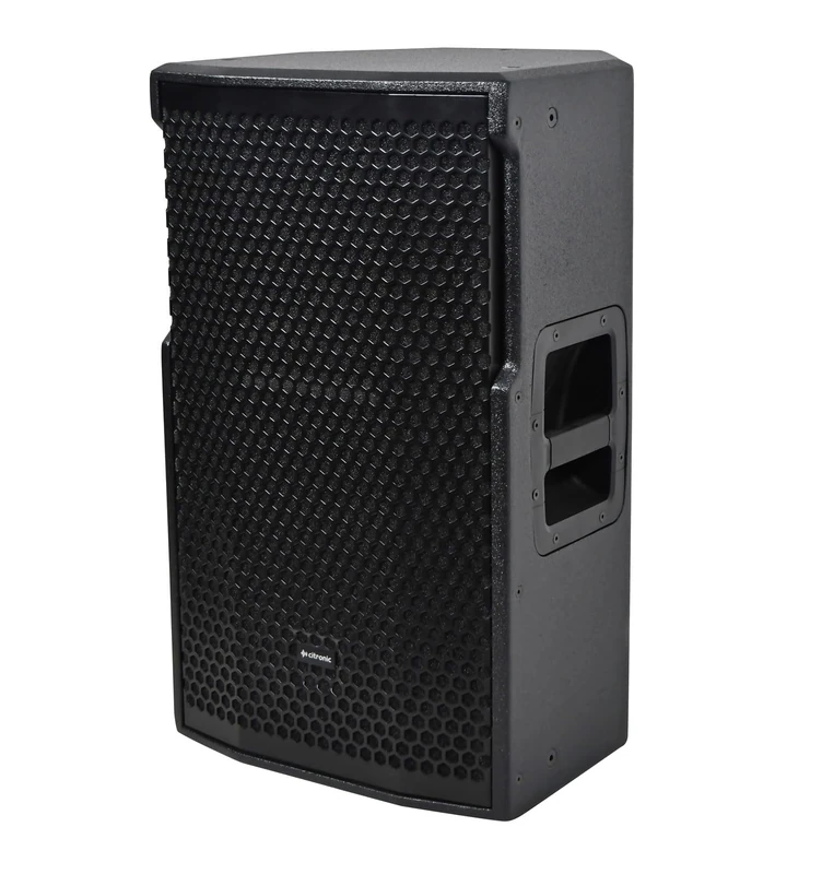 citronic | CORVA High Power Active PA Cabinet - 1800W MAX, DSP Controlled, 15” Driver, Class-D Amplifier, Professional Sound Reinforcement with USB-PC Interface
