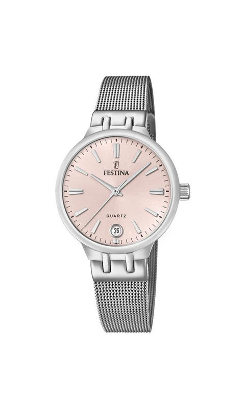 Festina Ladies Stainless Steel Watch with Steel Mesh Bracelet F20712/3
