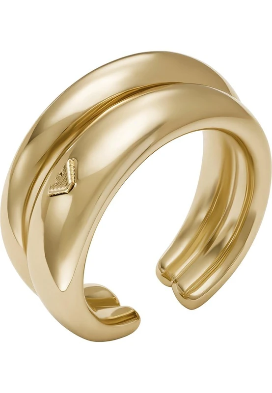 Emporio Armani Women's Gold-Tone Brass Ring, EGS31937105.5