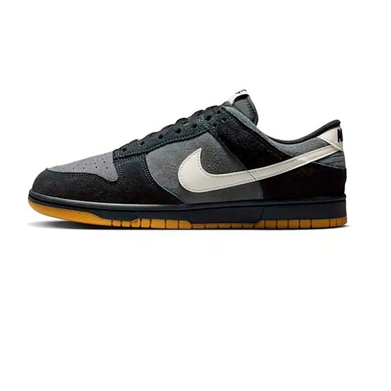 NIKE HQ1931-001 Dunk Low Retro SE Men Black/Pale Ivory-Anthracite UK 7