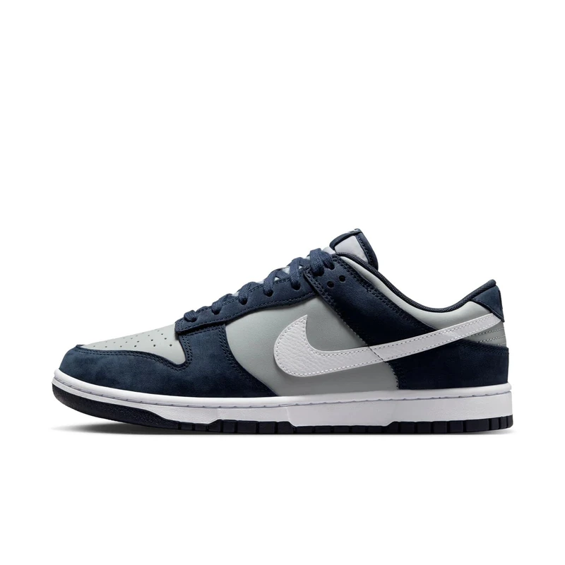 NIKE IB3079-400 Dunk Low Men Obsidian/White-LT Smoke Grey UK 9