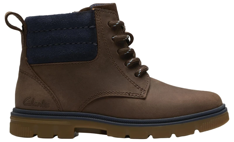 Clarks LorcamTrail K Childrens Dark Brown, 7 - Image 1