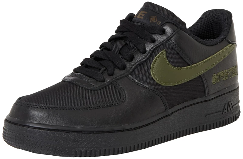 NIKE HV3959-010 Air Force 1 Low Gore-TEX Men Black/Cargo Khaki UK 9.5