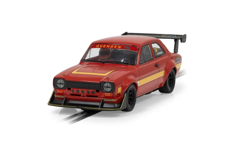 Scalextric C4571 Ford Escort MK1 RSR - Modified Ford Series - Tom Ovenden Cars - Touring Cars for ages + 3 Years, Red