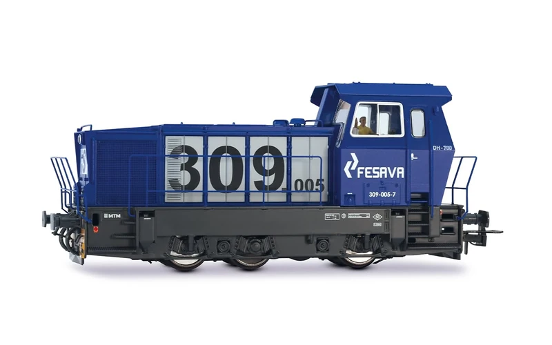 Electrotren HE2028S FESAVA, diesel locomotive 309, blue/grey, ep. VI, with DCC sound decoder Diesel Locomotive