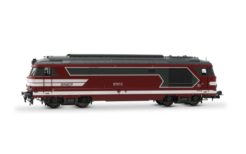 Jouef HJ2464 SNCF, BB 67413 diesel locomotive in red Capitole livery, ep. VI Diesel & Electric Train Packs
