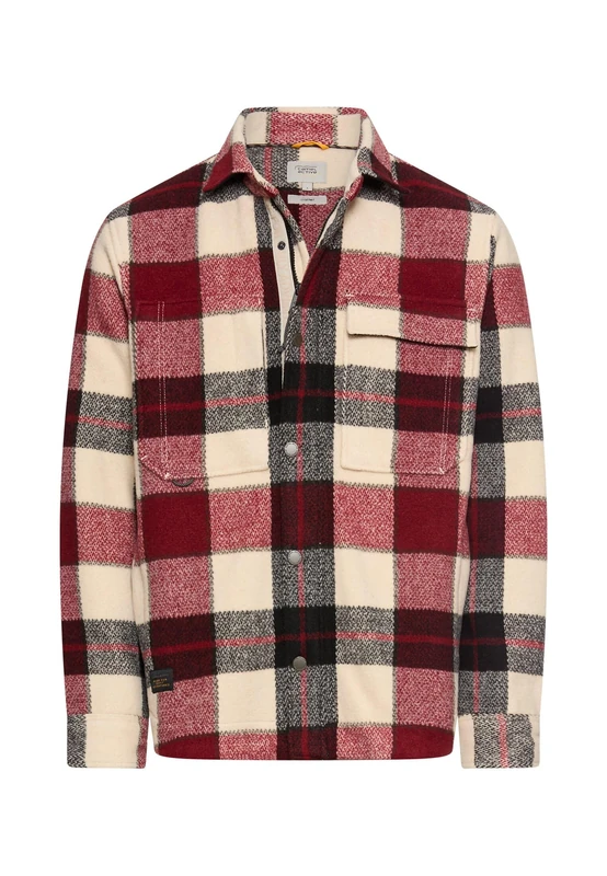 camel active Men's 409383-6s83 Shirt, Amber Red, XL